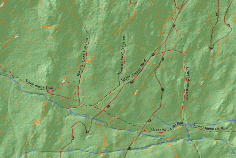 Contour lines